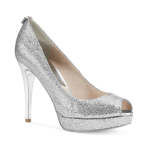 michael kors pumps silber|michael kors low heeled pumps.